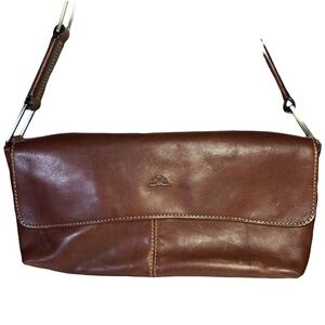 Elegant Brown Leather Mini Bag